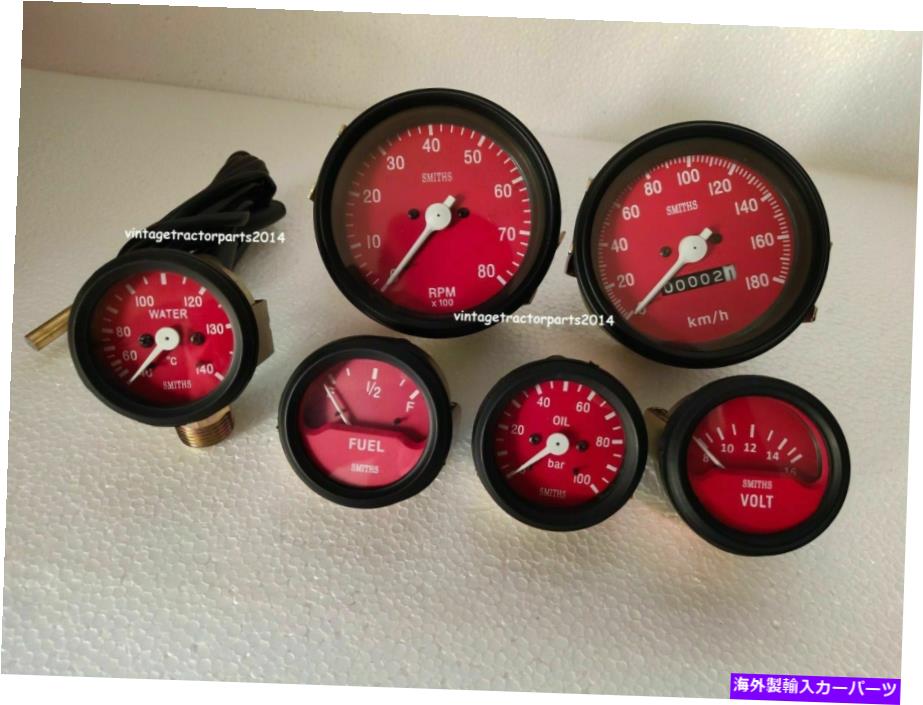タコメーター Smiths Replica 52mm Kit- Temp + Oil + Fuel + Voltgauge + Speedo + Tachomer 85 mm Smiths Replica 52mm Kit- Temp + Oil + Fuel + voltGauge+ Speedo+ Tachometer 85 mm【並行輸入品】
