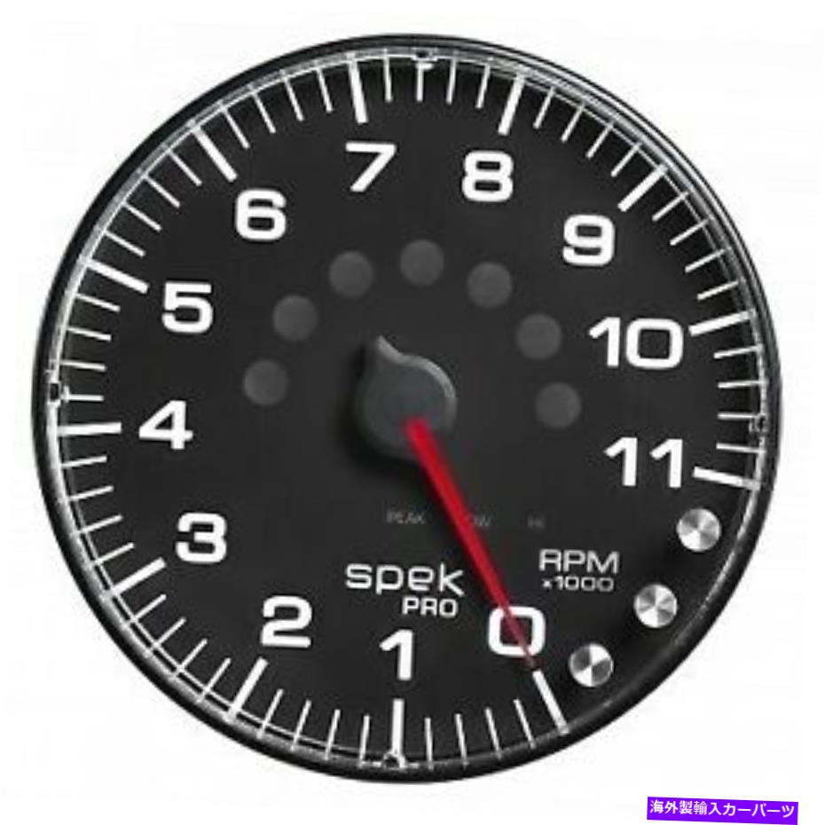 タコメーター Autometer P239328 Black Spek-Proタコメーターゲージ11000rpm Autometer P239328 Black Spek-Pro Tachometer Gauge 11000RPM【並行輸入品】