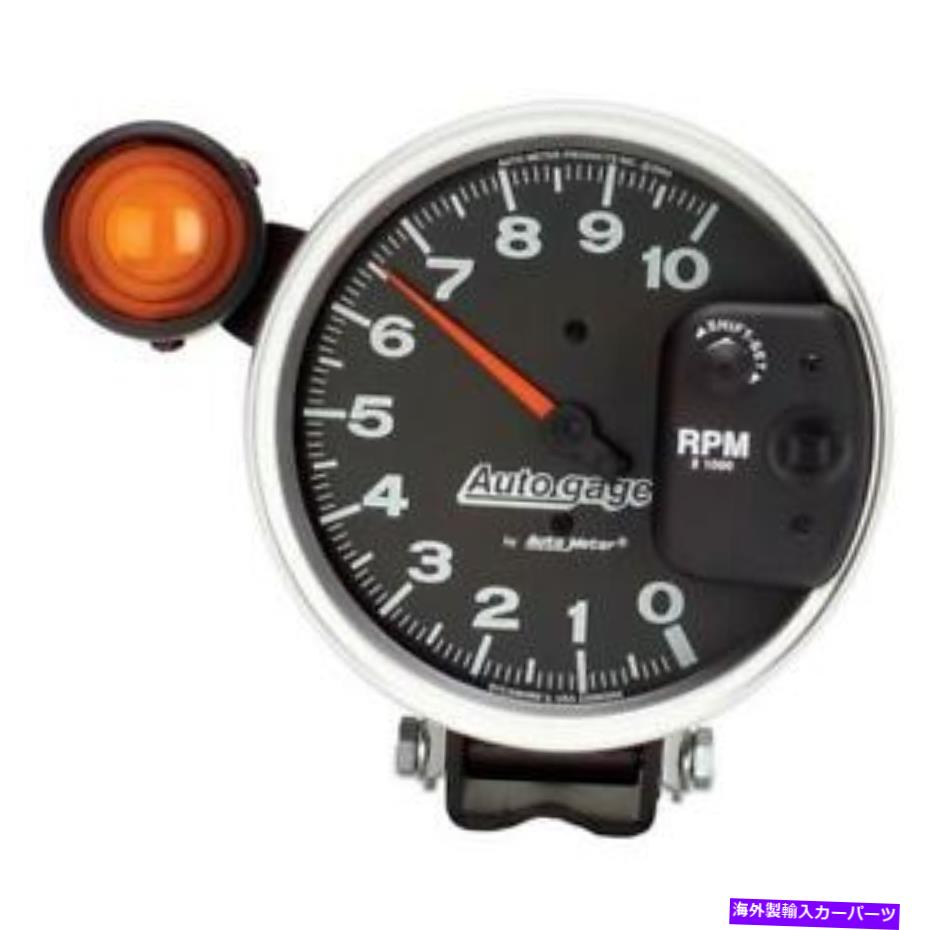 タコメーター 自動車233904台座タコメーター5インチ10,000 rpmモンスターシフトライト Autometer 233904 Pedestal Tachometer 5 inch 10,000 RPM Monster Shift Lite【並行輸入品】