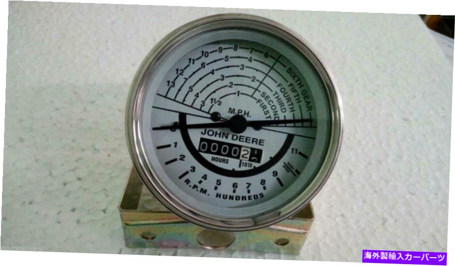 タコメーター ジョンディア50トラクターのホワイトフェイスアンチクロックワイズタコメーター White Face Anti Clock wise Tachometer for John Deere 50 Tractor【並行輸入品】