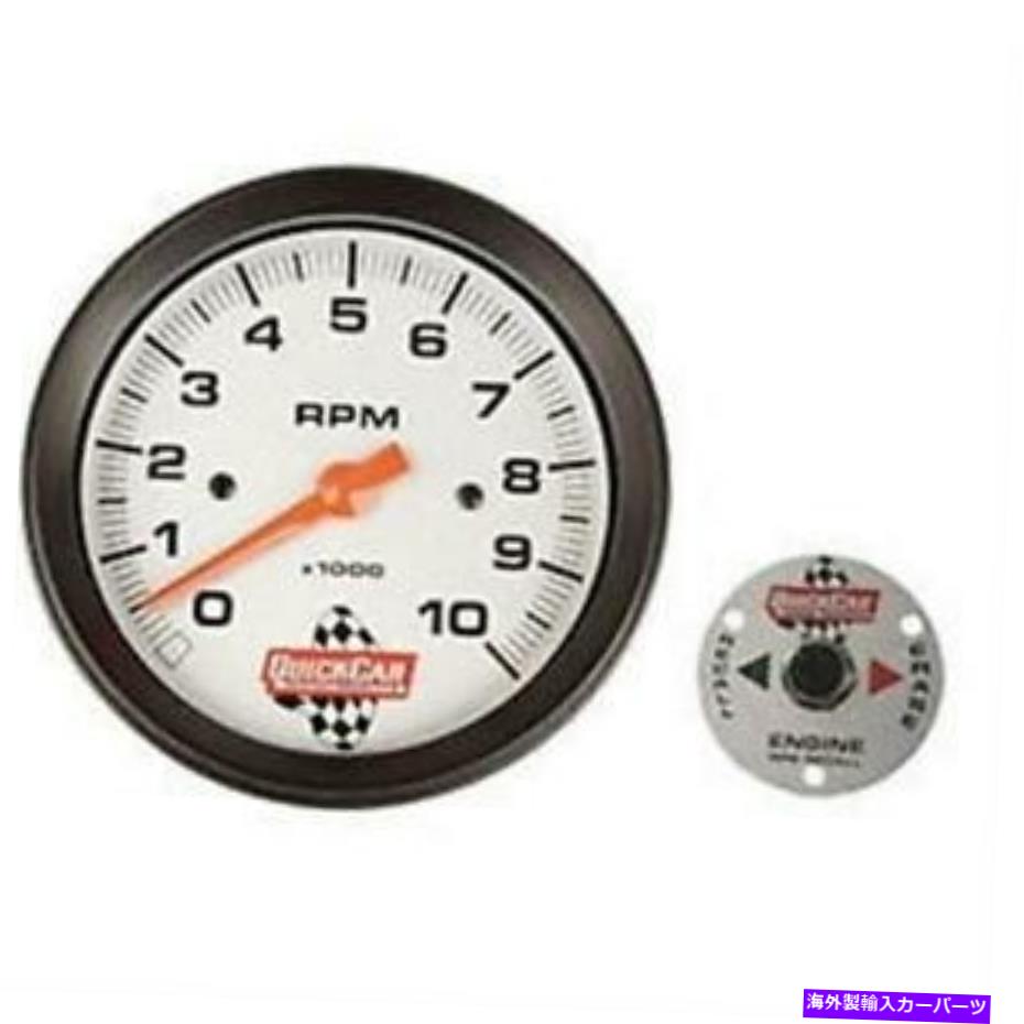 タコメーター リモートリコールスポーツMOD IMCA NHRA SBCタコメータークイックカー付きクイックカータック QuickCar Tach with Remote Recall Sport Mod IMCA NHRA SBC Tachometer Quick Car【並行輸入品】