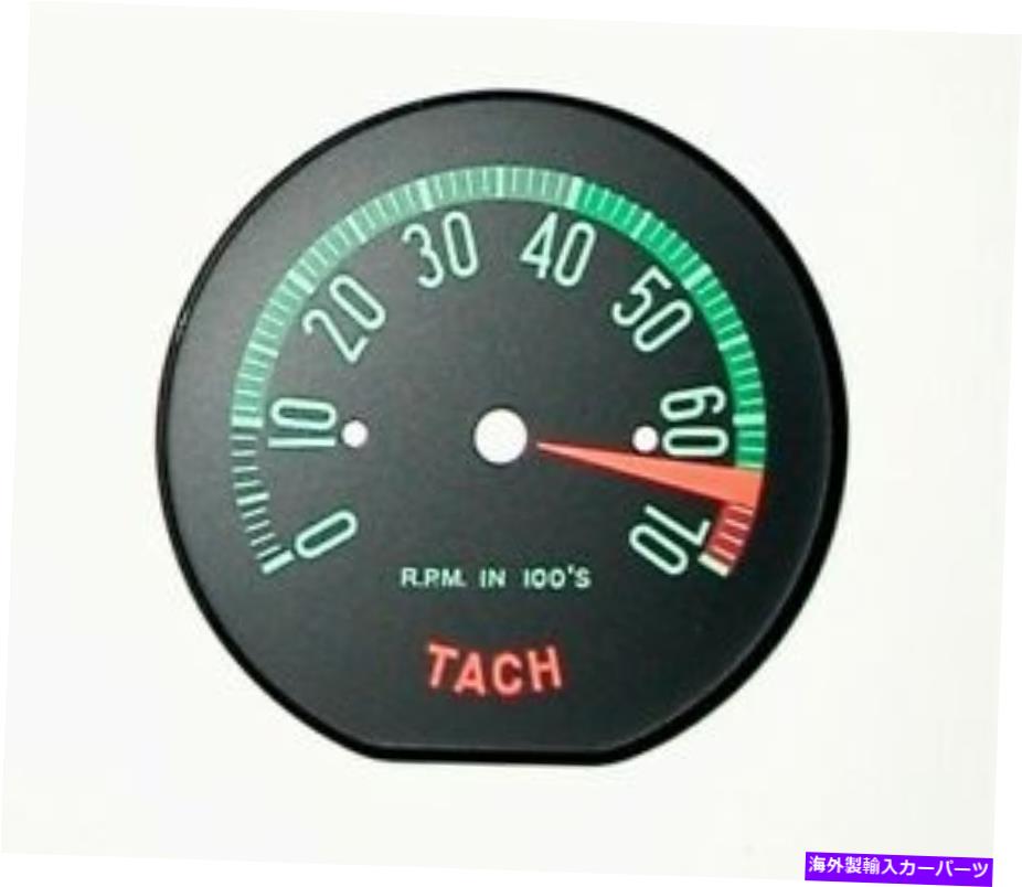 タコメーター 1960年後半 - 1961年初期のコルベットタコメーターフェイス - ハイRPM -NEW 1960 Late - 1961 Early Corvette Tachometer Face - High RPM - New【並行輸入品】