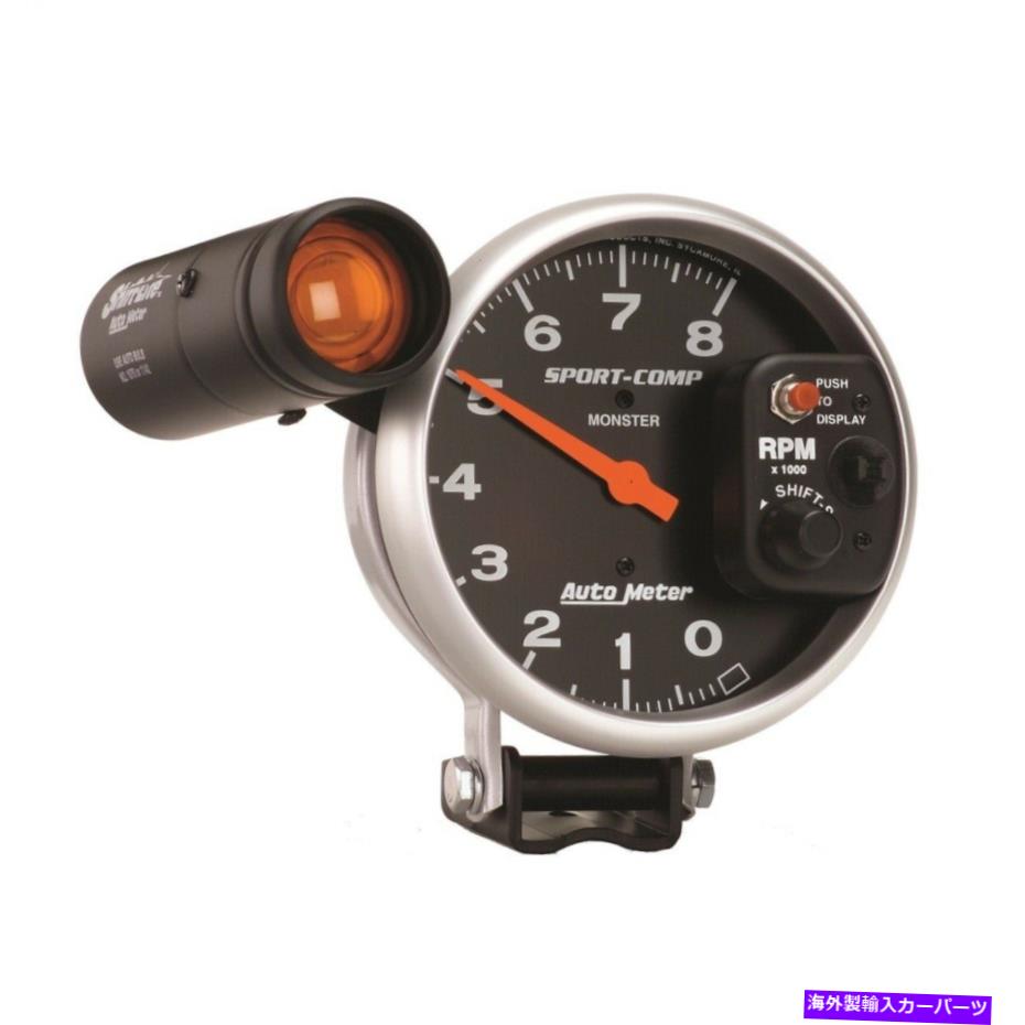 autometer sport-comp 3911 タコメーター シフトランプ 10000rpm