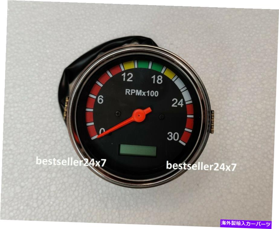 タコメーター 85mmタコメーター3000RPM時間メータートラック車ボートディーゼルエンジンタチョRPM 85mm Tachometer 3000RPM With Hour meter Truck Car Boat Diesel Engine Tacho rpm【並行輸入品】