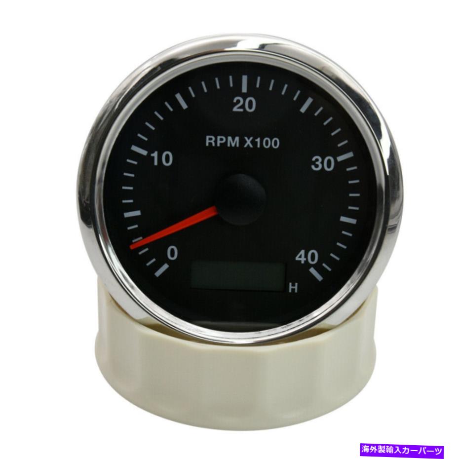 タコメーター 85mmデジタルタコメーターボートゲージ0-4000rpm w/ hourmeter防水車マリン 85mm Digital Tachometer Boat Gauge 0-4000RPM W/ Hourmeter Waterproof Car Marine【並行輸入品】