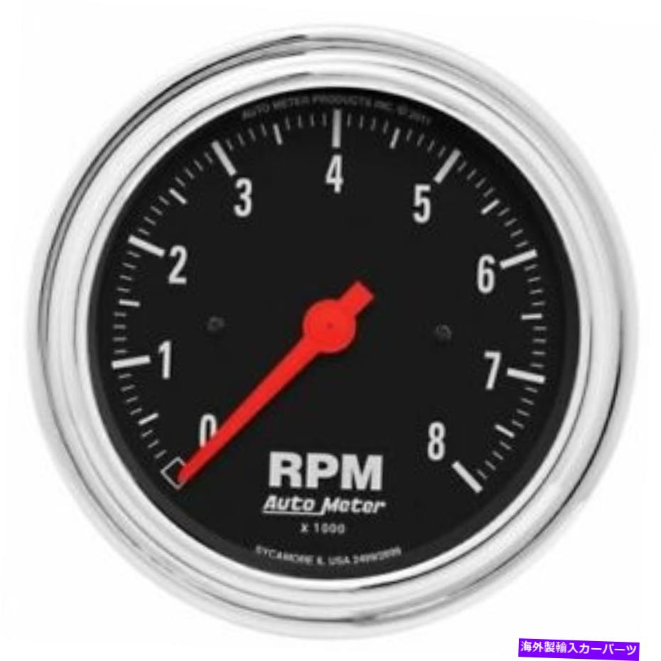タコメーター オートメーター2499ゲージタコメーター3 3/8インチ。 8K RPM IN-DASH従来のChrome New Auto Meter 2499 Gauge Tachometer 3 3/8In. 8K Rpm In-Dash Traditional Chrome NEW【並行輸入品】