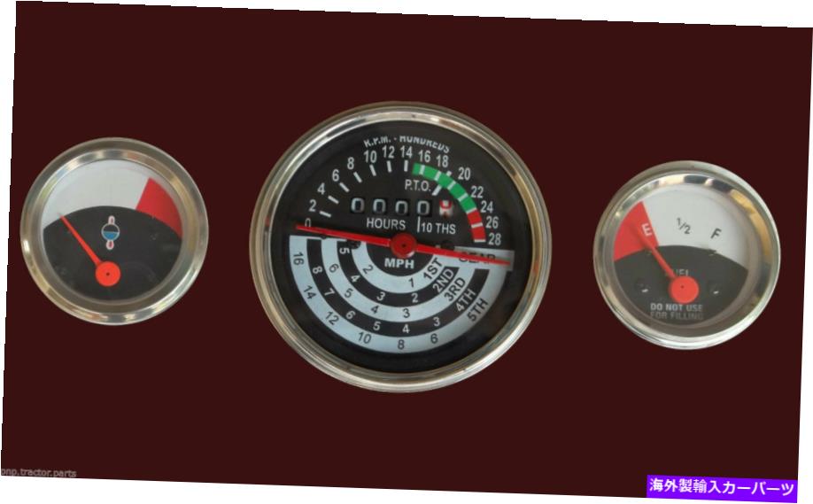 タコメーター 交換用タコメーター +温度 +燃料ゲージがJohn Deere1010、2010に適合する Replacement Tachometer + Temperature + Fuel Gauge fits John Deere 1010, 2010【並行輸入品】