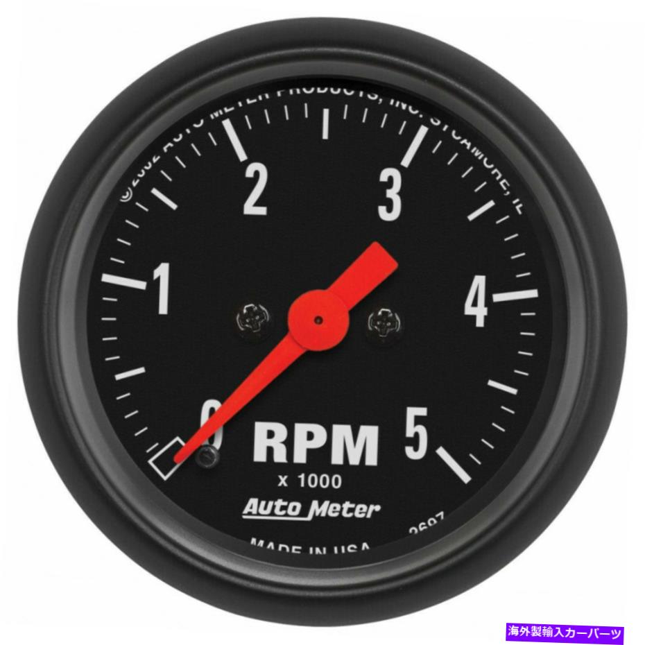 タコメーター 自動車インダッシュタコメーター| Zシリーズ| 52mm | 5,000 rpm AutoMeter In-Dash Tachometer | Z-Series | 52mm | 5,000 RPM【並行輸入品】