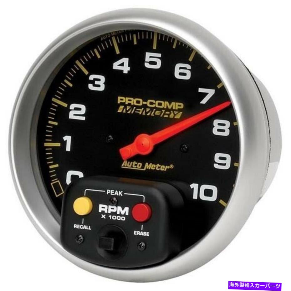 タコメーター Autometer 6801 Pro-Comp Air-CorePedestal Tachometer、10k rpm、5 AutoMeter 6801 Pro-Comp Air-Core Pedestal Tachometer, 10k RPM, 5【並行輸入品】