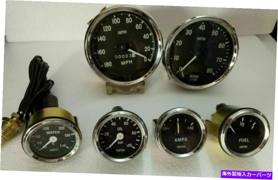 タコメーター Smiths 52mm Kit Temp Oil Temp Fuel Ampゲージ速度計タコメーターレプリカ Smiths 52mm Kit Temp Oil Temp Fuel Amp Gauge Speedometer Tachometer Replica【並行輸入品】