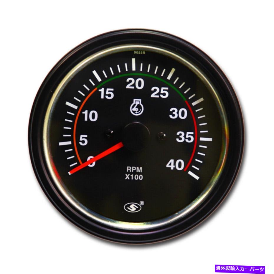 タコメーター ディーゼルエンジン用の85 mmユニバーサルタコメーター4000 rpmオルタネーター用 85 mm Universal Tachometer For Diesel Engine 4000 RPM For Alternator【並行輸入品】
