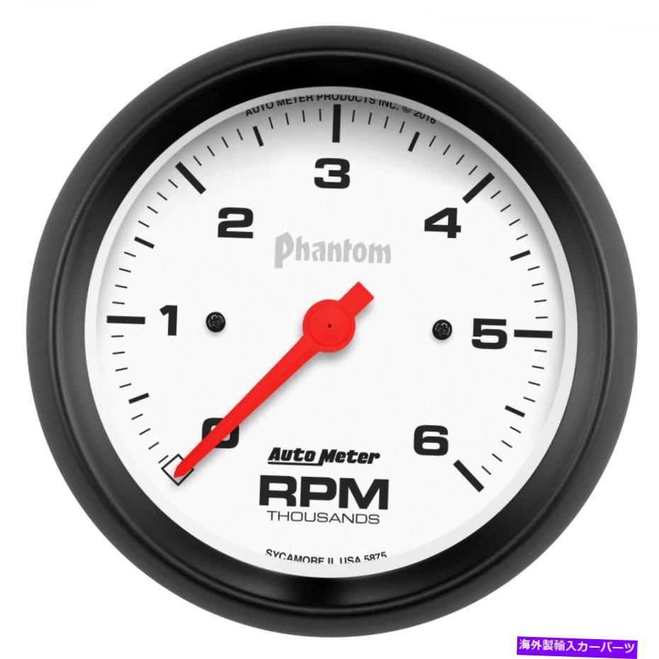 タコメーター Autometer 5875 Phantom II In-Dashタコメーター AutoMeter 5875 Phantom II In-Dash Tachometer【並行輸入品】