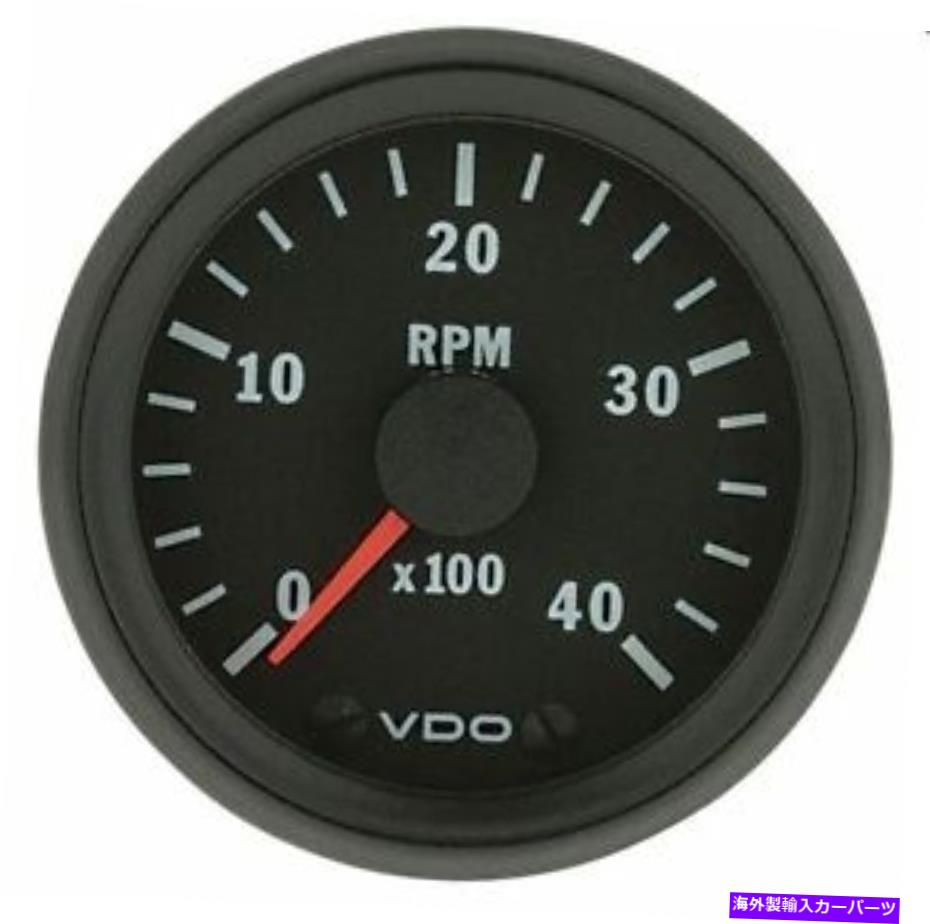 タコメーター VDOタコメーター12ボルト電子0-4,000 rpm 52mm diaコックピットビジョン VDO Tachometer 12Volt Electronic 0-4,000 RPM 52mm Dia Cockpit Vision【並行輸入品】