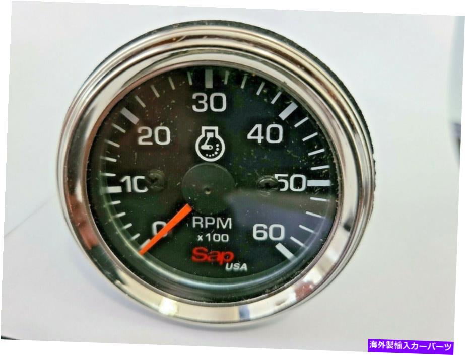 タコメーター タコメーターエレクトリック0-6000 rpm、12/24ボルト52mmトラック用ボートジェネレーター Tachometer Electric 0-6000 RPM, 12/24 Volt 52mm for Trucks Boats Generators NEW【並行輸入品】