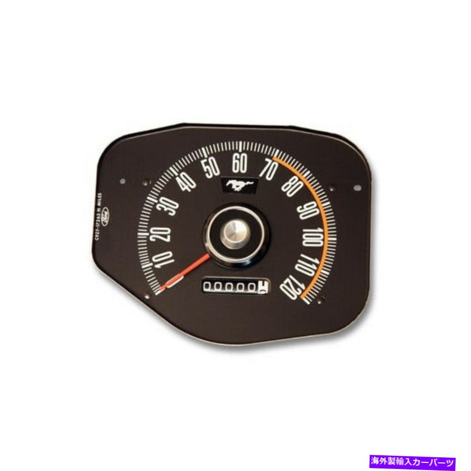 タコメーター スコットドレイクC9ZF-17265 69フォードスピード、ブラックフェイス、w/oタック Scott Drake C9ZF-17265 69 Ford Speedo, Black Face, W/O Tach【並行輸入品】