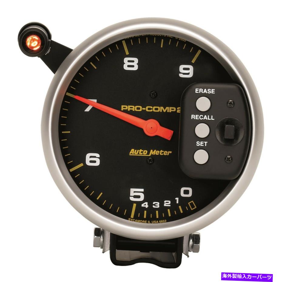 タコメーター Autometer 6852 Pro-Compデュアルレンジタコメーター Autometer 6852 Pro-Comp Dual Range Tachometer【並行輸入品】