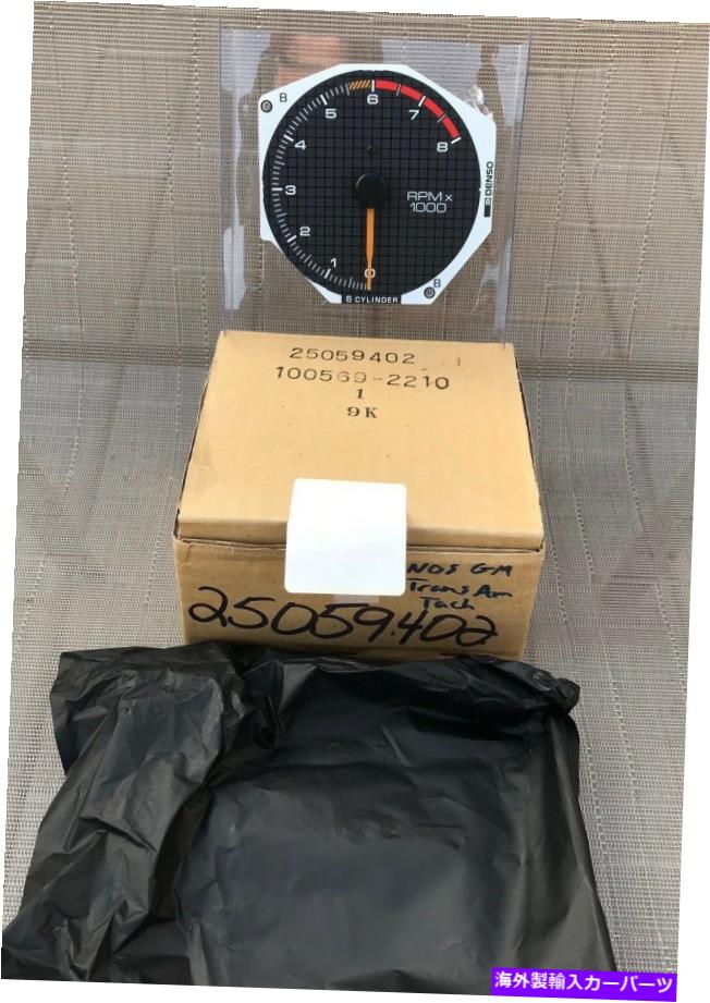 タコメーター Nos Firebird＆Trans AM 6シリンダーV6タコメーター新しいGM 1985-1992＃25059402 NOS Firebird & Trans Am 6 Cylinder V6 Tacter New GM 1985 - 1992 # 25059402【並行輸入品】