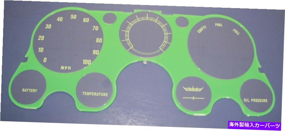 タコメーター 1967 1968 1969 1970 1971 1972 GMCトラックダッシュレンズなしタックなし真空＃67-9271-LNT 1967 1968 1969 1970 1971 1972 GMC TRUCK DASH LENS NO TACH NO VACUUM #67-9271-LNT【並行輸入品】