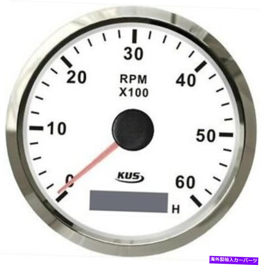 タコメーター 85mmホワイトKUSタコメーター0-6000RPMガソリンエンジンCMHB-WS-6KL（SV-KY07106） 85mm White KUS Tachometer 0-6000rpm for gasoline engine CMHB-WS-6KL (SV-KY07106)【並行輸入品】
