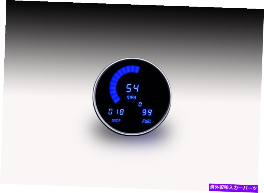 タコメーター Jeep CJ 1955-1986 Blue LED Dash Digital Gauges Speedo Tach Temp Fuel Warranty！ Jeep CJ 1955-1986 BLUE LEDs Dash Digital Gauges Speedo Tach Temp Fuel Warranty!【並行輸入品】