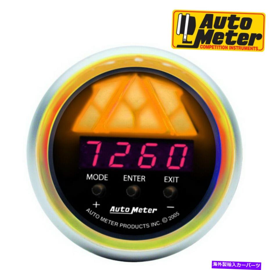 タコメーター Autometer 3387 Sport-Compレベル1シフトライトタコメーターデジタルRPMゲージ AutoMeter 3387 Sport-Comp Level 1 Shift Light Tachometer Digital RPM Gauge【並行輸入品】
