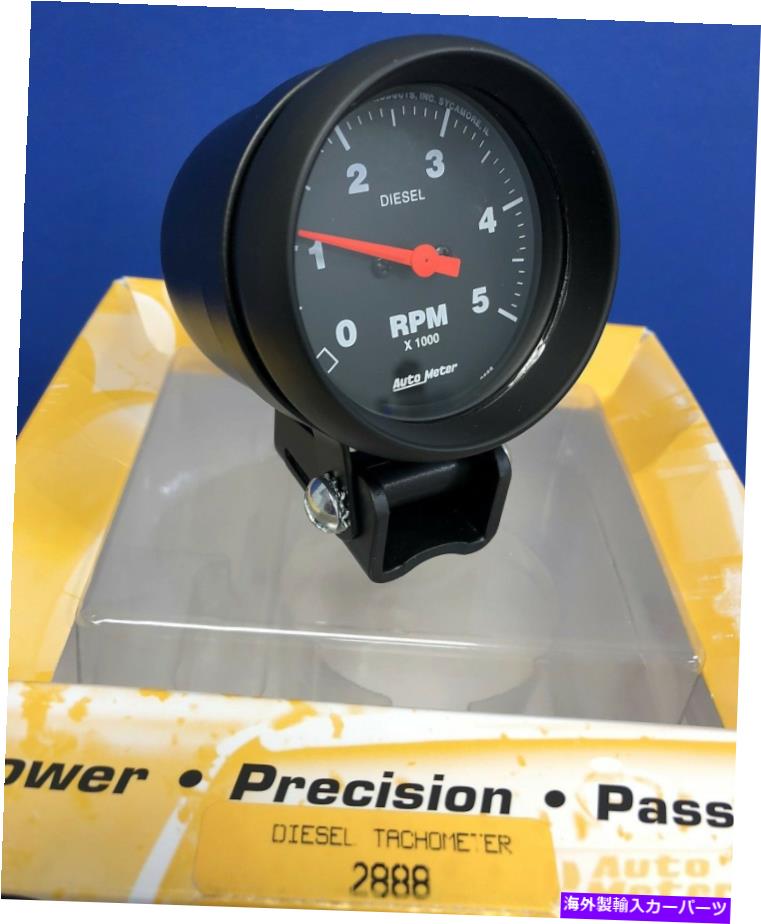 タコメーター オートメーター2888ディーゼルタコメーターミニタック5000 rpmブラックペデスタルマウント2 5/8 " Auto Meter 2888 Diesel Tachometer Mini Tach 5000 RPM Black Pedestal Mount 2 5/8"【並行輸入品】|Us Custom Parts Shop USDM