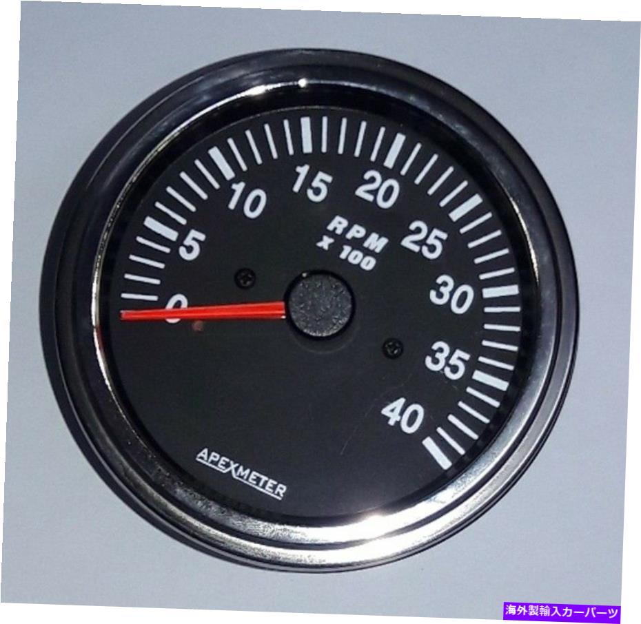 タコメーター タコメーター0-4000 rpm磁気ピックアップ駆動型クロムベゼル +センサー +24V新しい Tachometer 0-4000 RPM Magnetic pickup Driven Chrome Bezel+Sensor +24V new【並行輸入品】