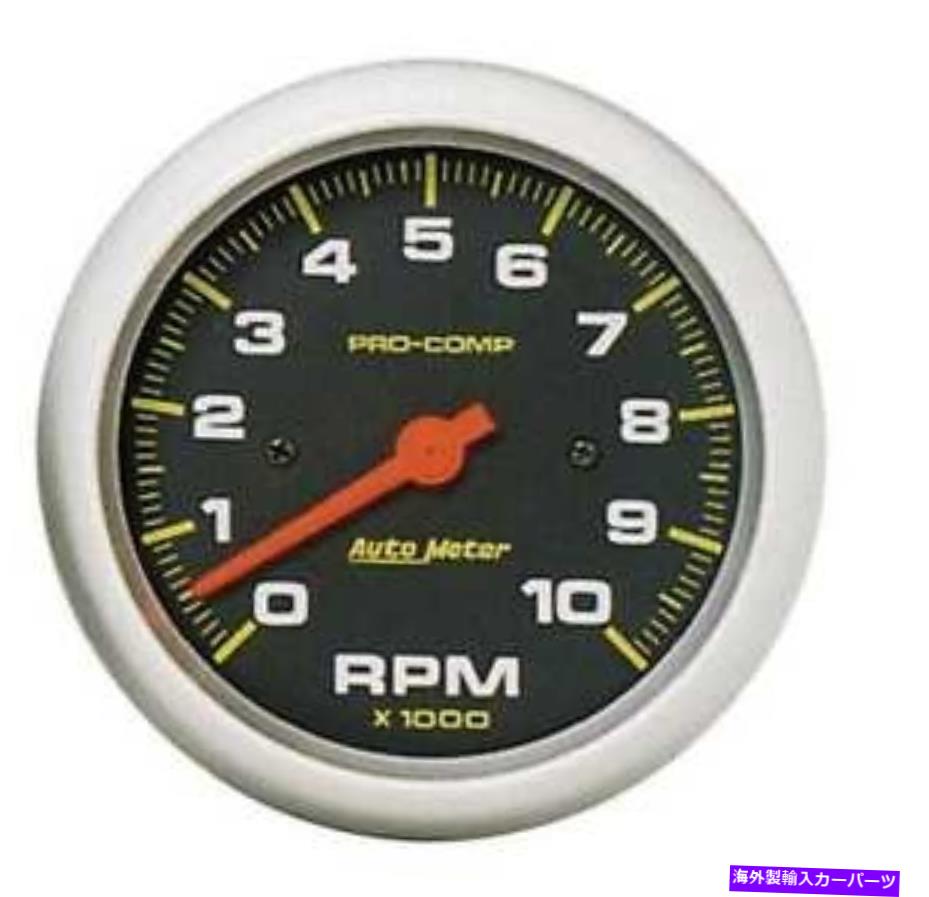 タコメーター Aut5161 Autometer 5161 Pro-Comp Tachometer、3-3/8 \