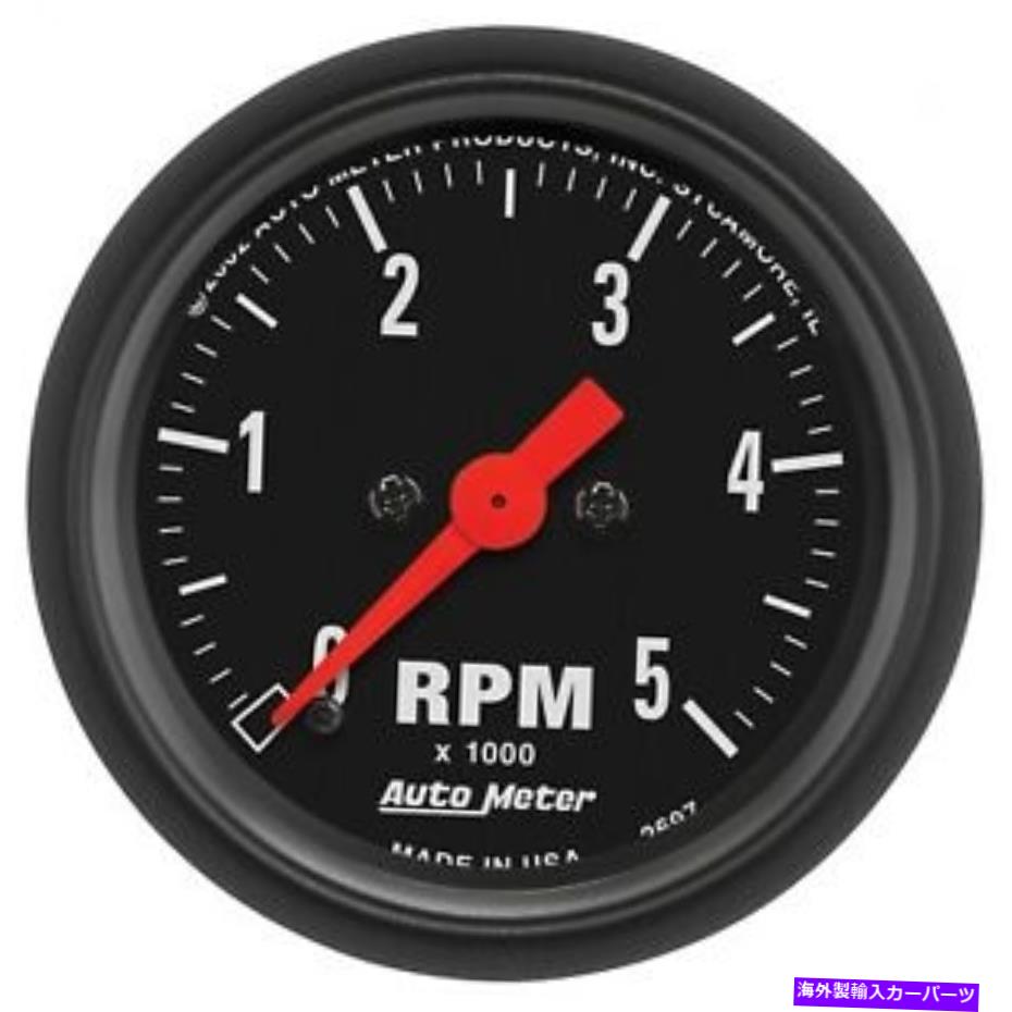 タコメーター Autometer 2697 Zシリーズインダッシュ電気タコメーター AutoMeter 2697 Z-Series In-Dash Electric Tachometer【並行輸入品】