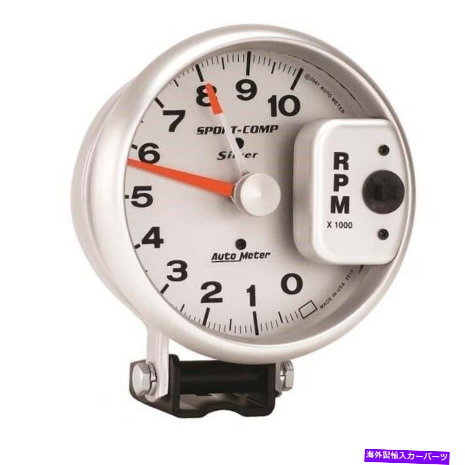 タコメーター 自動車3910ウルトラライトエアコアペデスタルタック、10k rpm、5インチ AutoMeter 3910 Ultra-Lite Air-Core Pedestal Tach, 10k RPM, 5 Inch【並行輸入品】