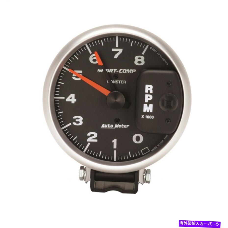 タコメーター Autometer 3980 Sport-Comp Monsterタコメーター AutoMeter 3980 Sport-Comp Monster Tachometer【並行輸入品】