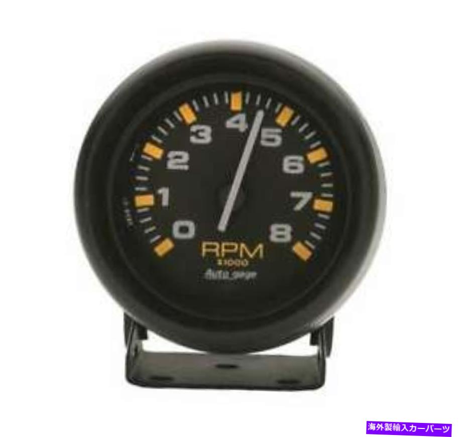 タコメーター オートメーター＃2305ブラックミニタック8 000 rp AUTO METER #2305 Black Mini-Tach 8 000 Rp【並行輸入品】