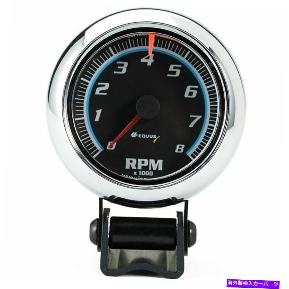 タコメーター Equus E6076 6000シリーズ2-1/2インチクロムタコメーター、8,000 rpm Equus E6076 6000 Series 2-1/2 Inch Chrome Tachometer, 8,000 RPM【並行輸入品】