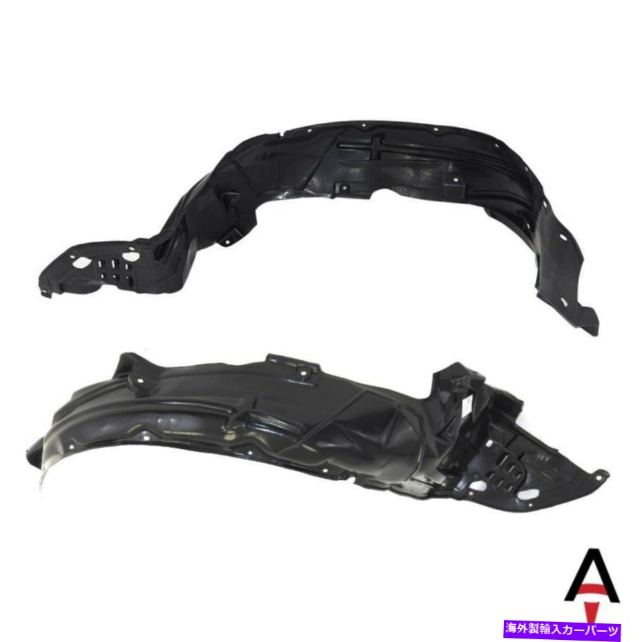 フェンダーライナー ホンダアコードセットフロント左と右ペアの新しいフェンダーライナースプラッシュシールド New Fender Liner Splash Shields For Honda Accord Set Front Left & Right Pair【並行輸入品】