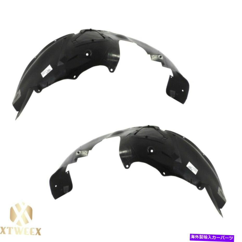 フェンダーライナー 左+右サイドフェンダーライナースプラッシュシールドペア01-06クライスラーPTクルーザー Left+Right Side Fender Liner Splash Shield Pair For 01-06 Chrysler PT Cruiser【並行輸入品】