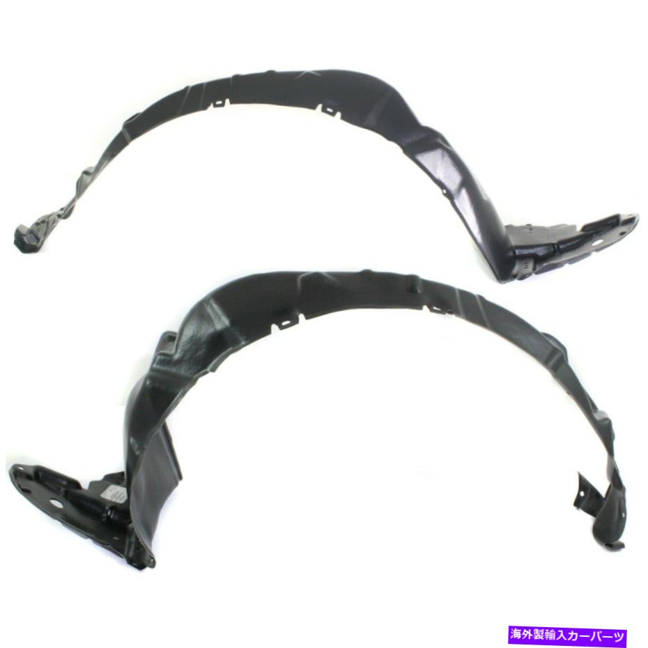フェンダーライナー 2010-2015のスプラッシュシールドトヨタプリウスフロント左＆右側セット2 Splash Shield For 2010-2015 Toyota Prius Front Left & Right Side Set of 2【並行輸入品】