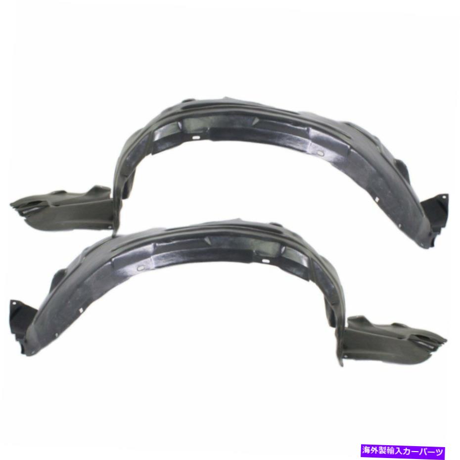 フェンダーライナー 97-01トヨタカムリ用の新しいフロントドライバーと乗客側フェンダーライナーセット New Front Driver & Passenger Side Fender Liner Set For 97-01 Toyota Camry【並行輸入品】