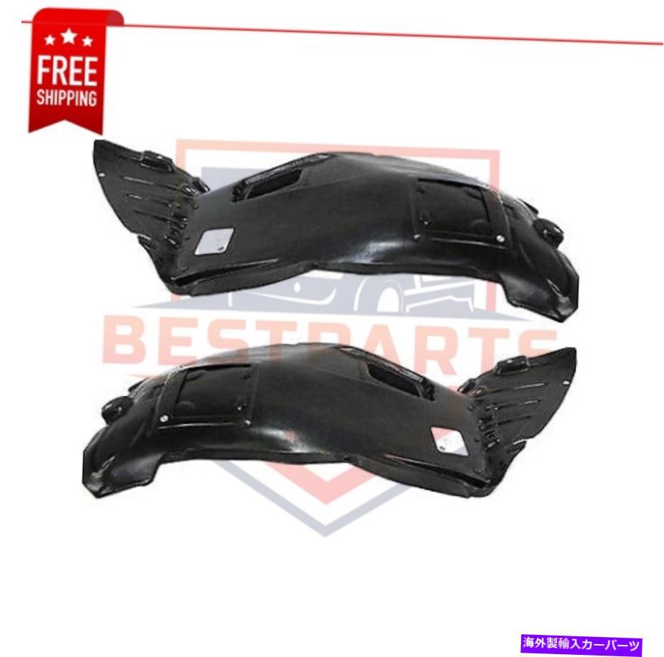 フェンダーライナー 2007-2012 BMW 328i / 2007-2008 328xiの新しいフロント左＆右フェンダーライナーセット NEW Front Left & Right Fender Liner Set for 2007-2012 BMW 328i / 2007-2008 328xi【並行輸入品】