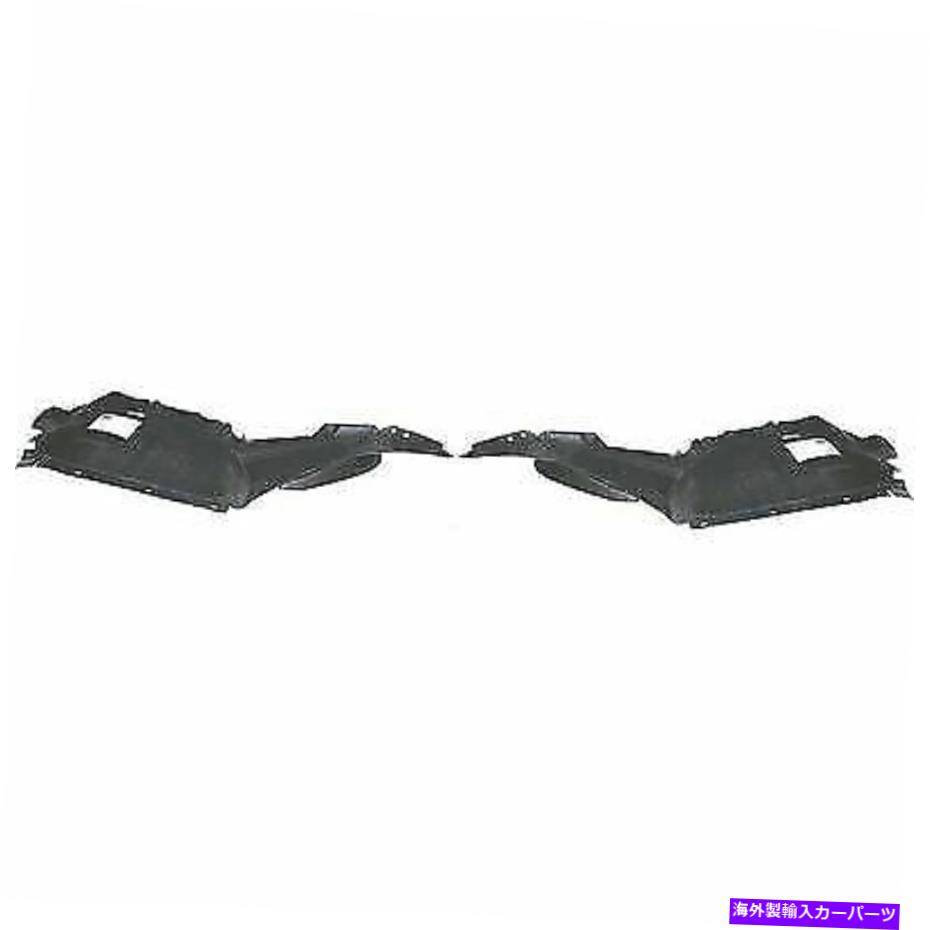 フェンダーライナー 2つのスプラッシュシールドフェンダーライナーライナーフロントドライバーと乗客ペアの新しいセット New Set of 2 Splash Shields Fender Liners Liner Front Driver & Passenger Pair【並行輸入品】