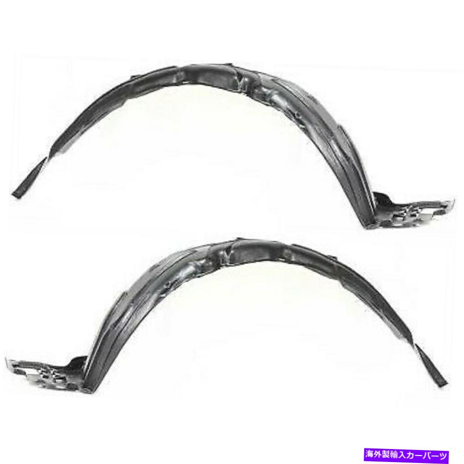 フェンダーライナー 2006年から2011年のフェンダーライナーホンダシビックフロント左＆右側セダンセット2 Fender Liner For 2006-2011 Honda Civic Front Left & Right Side Sedan Set of 2【並行輸入品】