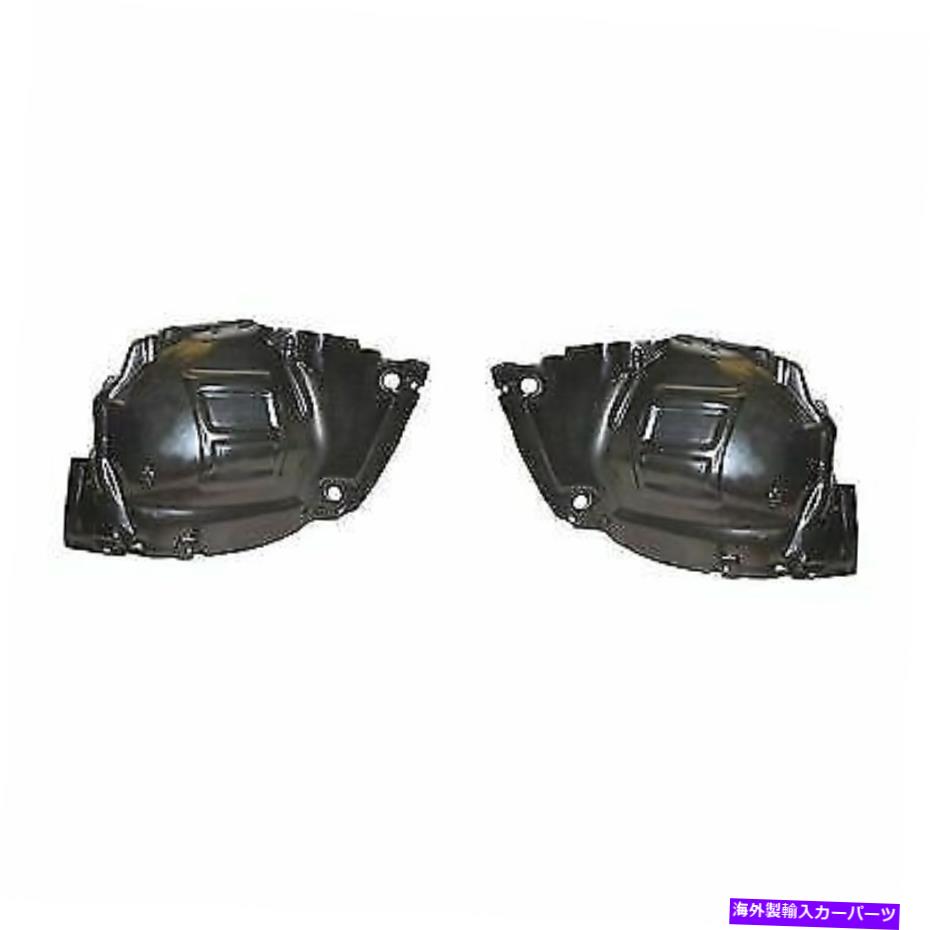 フェンダーライナー 新しいスプラッシュシールドフェンダーライナーライナーライナーセット2左と右側のフロントペア New Splash Shields Fender Liners Liner Set of 2 Left & Right Side Front Pair【並行輸入品】