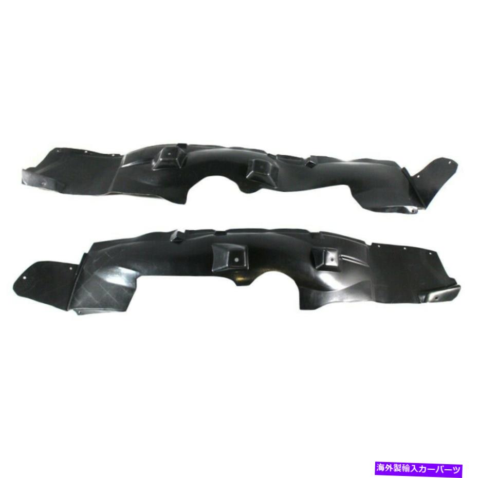 フェンダーライナー 左、右ペアのスプラッシュシールド、シボレー、ポンティアックエクイノックス、トレント AM Left,Right Pair Splash Shield For Chevy,Pontiac Equinox,Torrent【並行輸入品】
