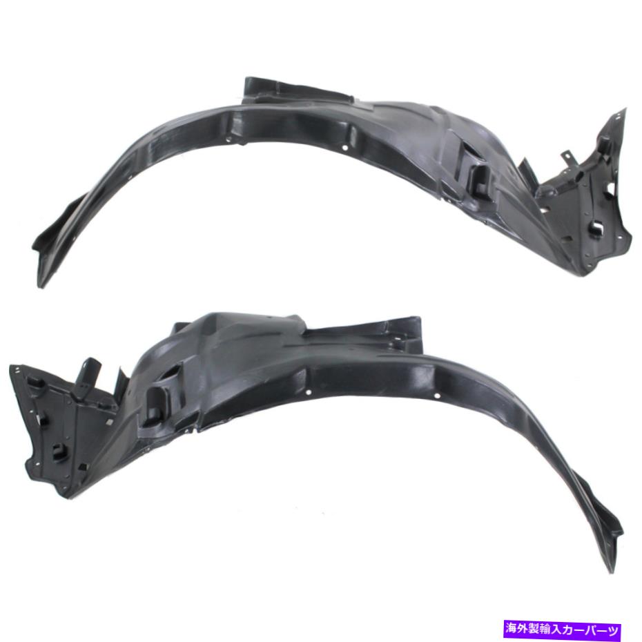 フェンダーライナー 2011-2015の新しいフェンダーライナーホンダCR-Zフロント、ドライバー、助手席側 New Fender Liners For 2011-2015 Honda CR-Z Front, Driver & Passenger Side【並行輸入品】