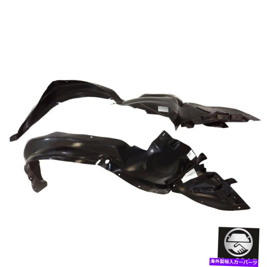 フェンダーライナー 2つのフロントドライバーと乗客のペアのポンティアックG6セットの新しいスプラッシュシールド New Splash Shields For Pontiac G6 Set Of 2 Front Driver & Passenger Pair【並行輸入品】