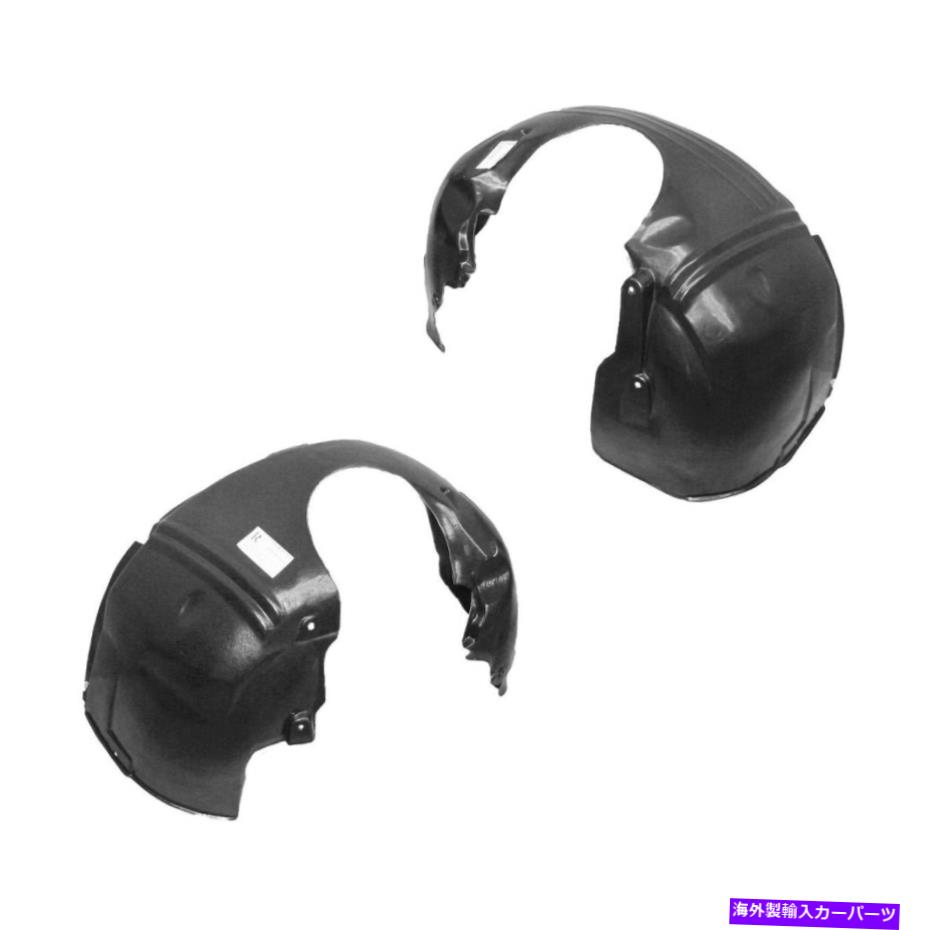 フェンダーライナー 00-07フォードフォーカス用の新しいフロントドライバーと乗客側フェンダーライナーセット New Front Driver & Passenger Side Fender Liner Set For 00-07 Ford Focus【並行輸入品】