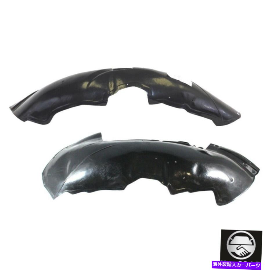 フェンダーライナー シボレー用の新しいスプラッシュシールド、2つのフロントドライバーと乗客のペアのGMCセット New Splash Shields For Chevrolet,GMC Set Of 2 Front Driver & Passenger Pair【並行輸入品】