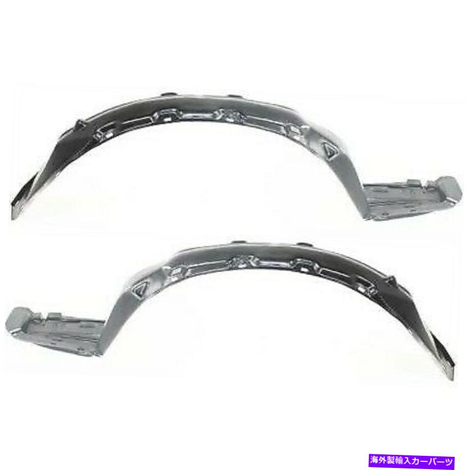 フェンダーライナー 92-96ホンダプレリュードフロント、ドライバー、乗客側セット2のスプラッシュシールド Splash Shield For 92-96 Honda Prelude Front, Driver and Passenger Side Set of 2【並行輸入品】