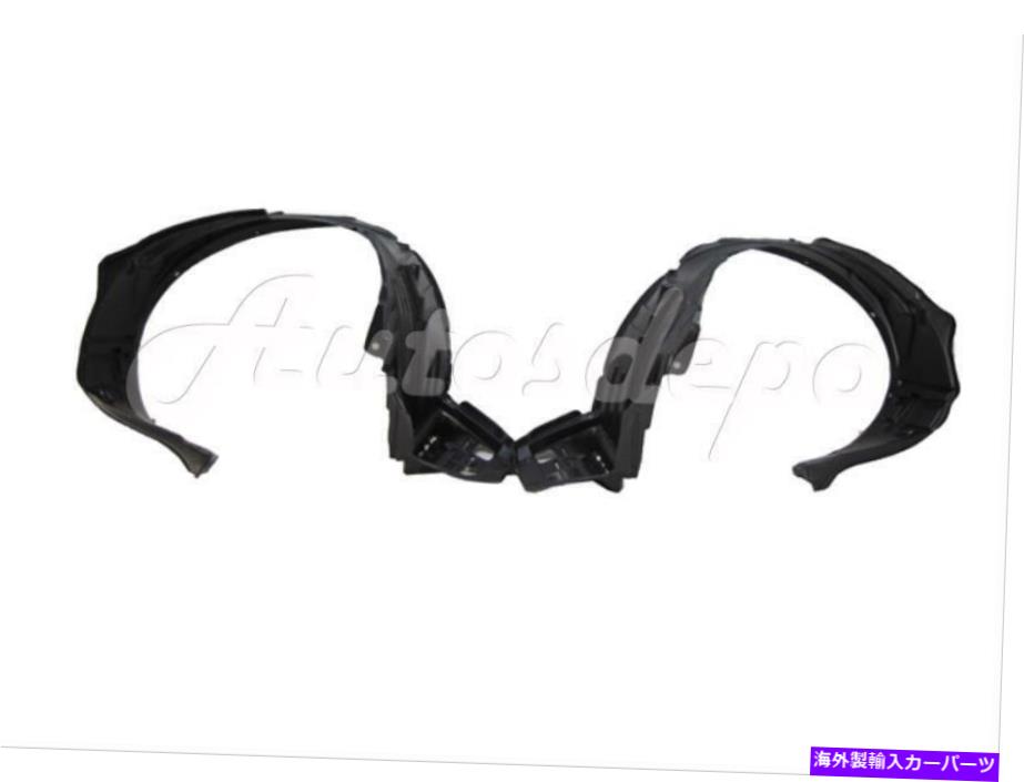 フェンダーライナー 2002 2003 2004 Acura RSXフロントフェンダーライナースプラッシュシールドセット新品 Bundle FOR 2002 2003 2004 Acura Rsx Front Fender Liner Splash Shield Set New【並行輸入品】