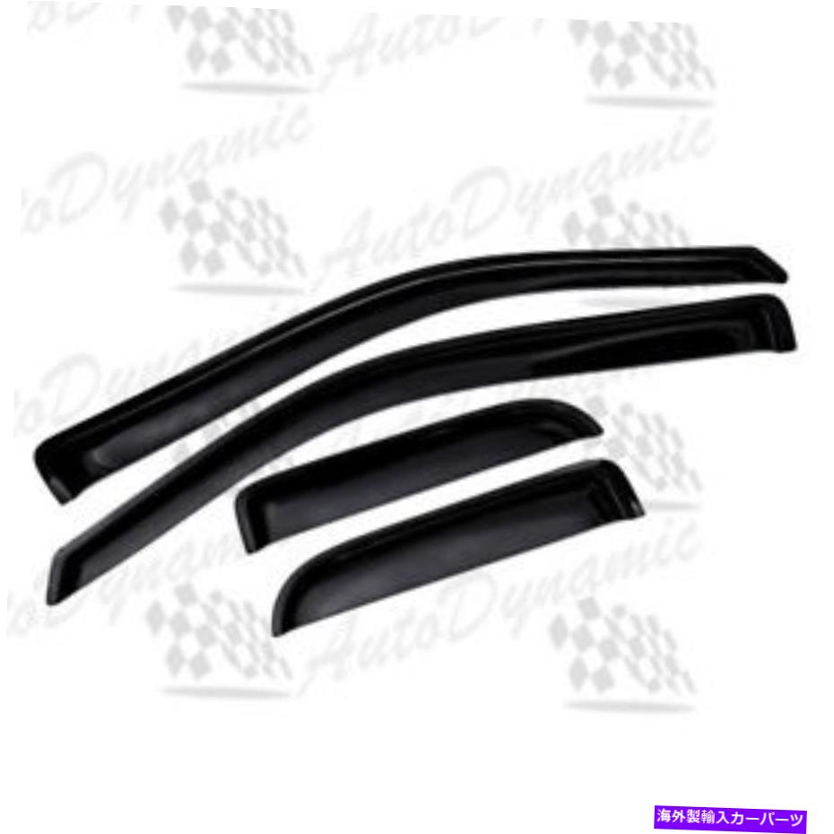 バグシールド 2004-2014 Ford F-150 SuperCabアクリルウィンドウバイザーレインガード4P FOR 2004-2014 FORD F-150 SUPERCAB ACRYLIC WINDOW VISORS RAIN GUARDS 4P【並行輸入品】