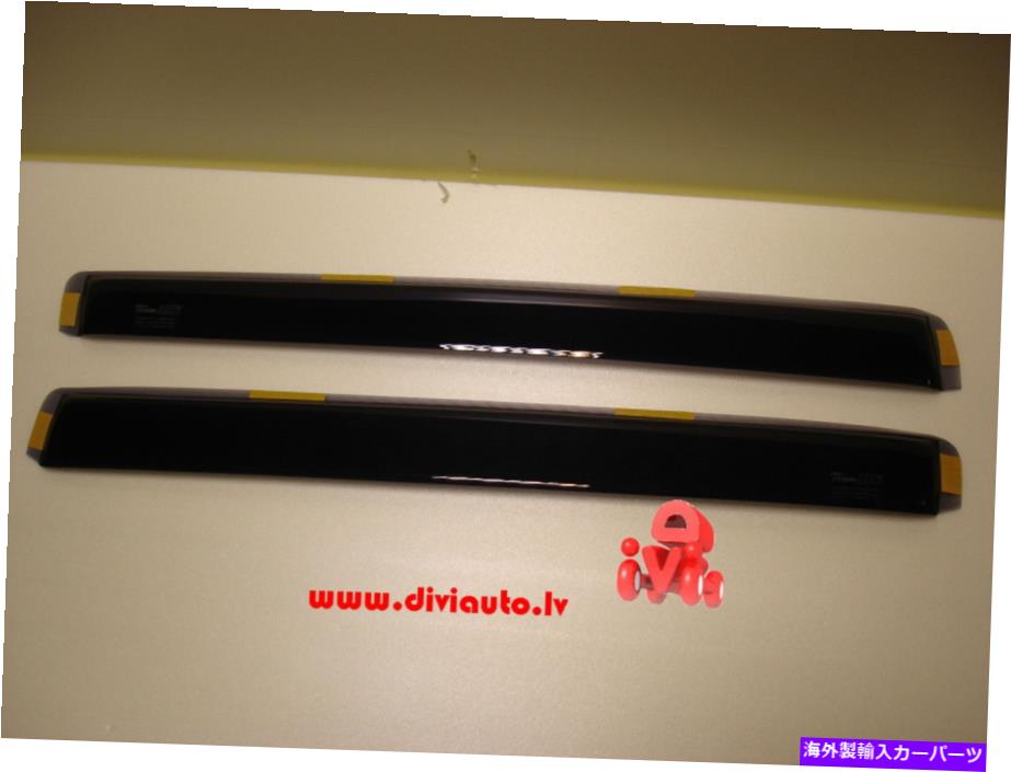 バグシールド Volvo V70 2000-2007 Estate 5D Wind Deflectors 2.PC HEKO 31228 -Tのみリア For VOLVO V70 2000 - 2007 ESTATE 5D Wind deflectors 2.pc HEKO 31228-T ONLY REAR【並行輸入品】